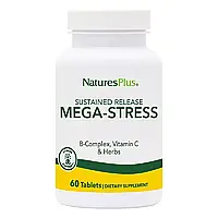 Комплекс для Борьбы со Стрессом и Поддержания Энергии, Mega-Stress, Natures Plus, 60 таблеток