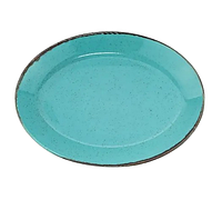 Тарілка дрібна порцелянова овальна Turquise Porland 240мм 112124/T