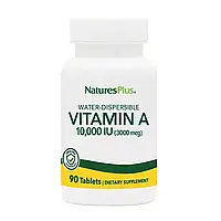 Вітамін А, Vitamin A, Natures Plus, 10,000 МЕ, 90 таблеток