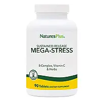 Супер Сильный Комплекс от Стресса, Mega-Stress, Natures Plus, 90 таблеток