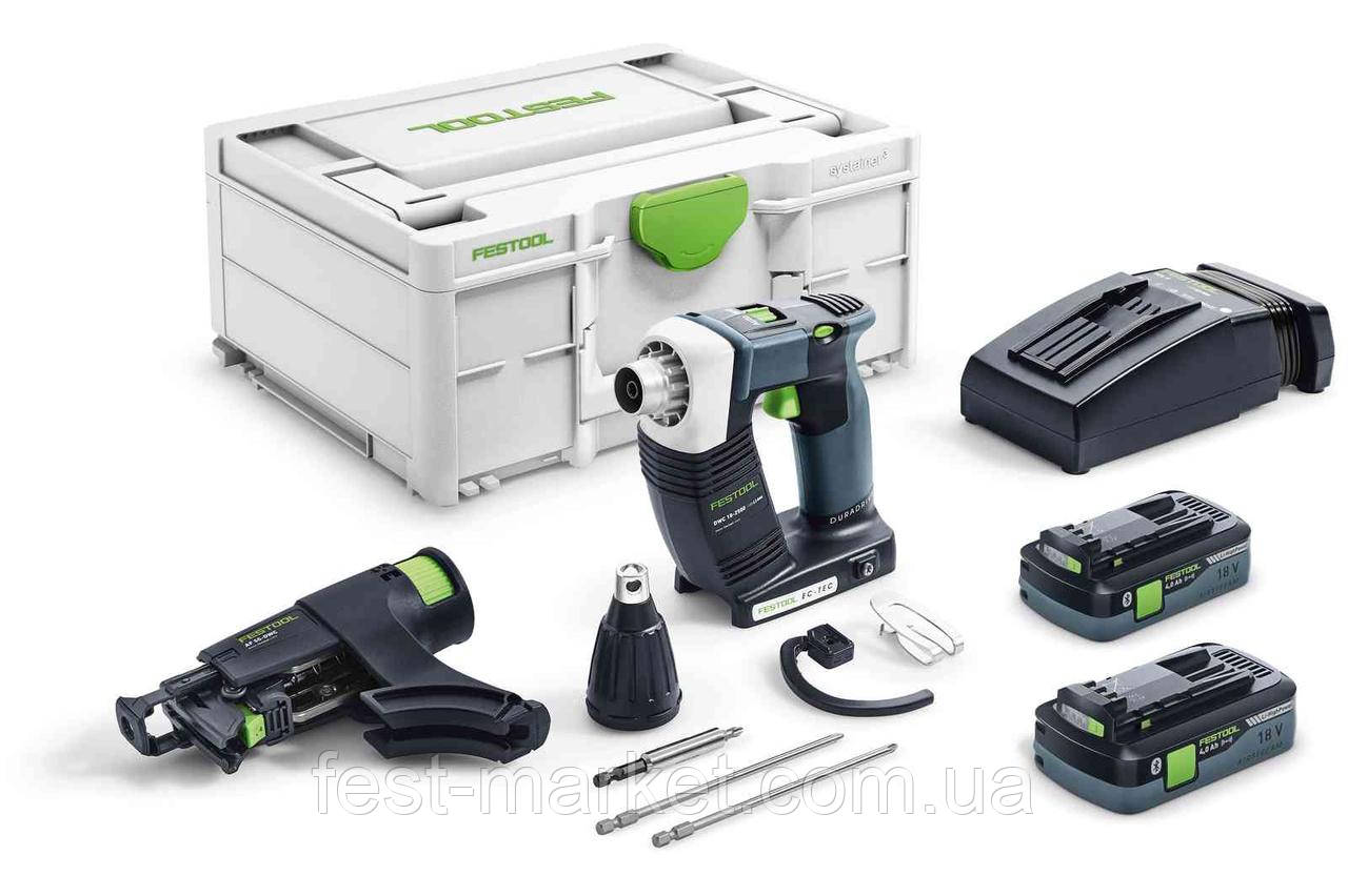 Акумуляторний будівельний шурупокрут DURADRIVE DWC 18-2500 HPC 5.0 I-Plus Festool 576498