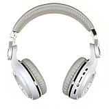 Бездротові навушники Bluedio T2+ гарнітура зі складаною конструкцією й функцією цифрового шумозаглушення, фото 7
