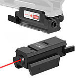 Акумуляторний ЛЦП із кріпленням на планку Picatinny Червоний промінь, фото 7