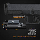 Акумуляторний ЛЦП із кріпленням на планку Picatinny Червоний промінь, фото 6