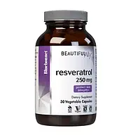 Ресвератрол 250 мг, Beautiful Ally, Bluebonnet Nutrition, Resveratrol 250 Мg, 30 рослинних капсул