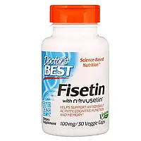 Підтримка Мозку, Fisetin with Novusetin, Doctor's Best, 100 мг, 30 капсул