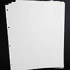 Блок картону для папки А4 Слонова кістка 4 отвори 20 аркушів BDP019, фото 3