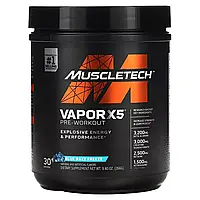 Передтренувальний комплекс, Blue Razz Freeze, VaporX5, Muscletech, 266 гр