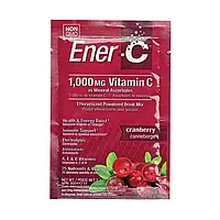 Витаминный Напиток для Повышения Иммунитета, Вкус Клюквы, Vitamin C, Ener-C, 1 пакетик