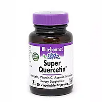 Кверцетин, Super Quercetin, Bluebonnet Nutrition, 30 вегетарианских капсул