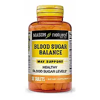 Баланс сахара в крови, Blood Sugar Balance, Mason Natural, 30 таблеток