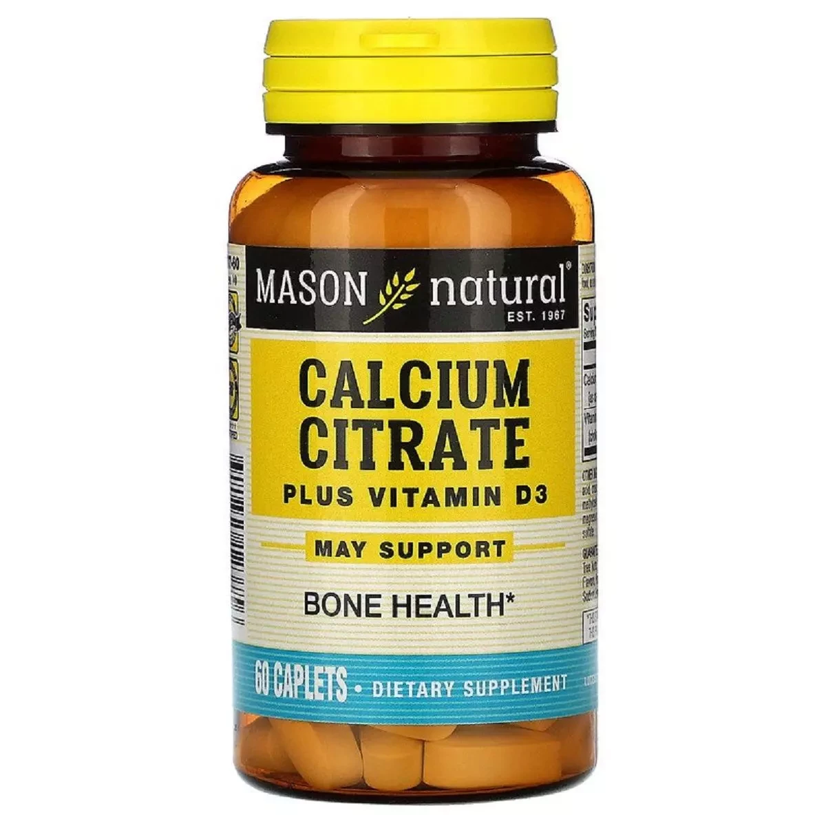 Цитрат Кальция + Витамин D3, Calcium Citrate Plus Vitamin D3, Mason ...