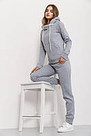 Спорт костюм жіночий на флісі, колір сірий, 102R016-1