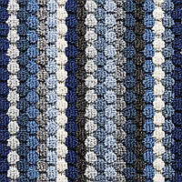 Ковролін на гумовій основі синя смужка MULTI STRIPE 6936