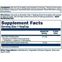 Ацидофилы, Пробиотик и пребиотик морковного сока, Acidophilus 3 Strain Probiotic & Prebiotic Carrot Juice,