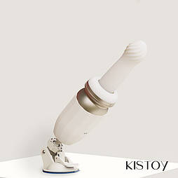Міні секс-машина KISTOY Tutu на присосці, пульсація, вібрація, підігрів
