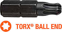 Насадка викруткова USH Industry : TORX T20K x 25 мм BallEnd заокруглена, Уп. 10 шт. Shvidko - Порадуй Себя