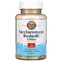 Сахаромицеты Буларди, 8 млрд КОЕ, Saccharomyces Boulardii, 8 Billion, KAL, 60 вегетарианских капсул