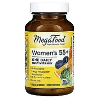 Мультивитамины для женщин 55+, Women Over 55 One Daily, MegaFood, 60 таблеток