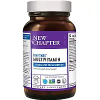 Полный Органический Мультивитаминный Комплекс,Multivitamin Tiny Tabs, New Chapter, 192 таблетки