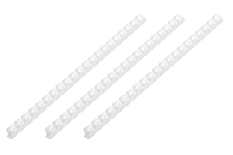 2E Пластикові пружини для біндера, 51мм, білі, 50шт