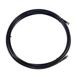 Антенний кабель 4Hawks RP-SMA to RP-SMA cable, R/A, black, H155, 10м, 1 шт