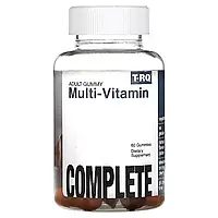 Мультивитамины, Полный комплекс, вкус клубники апельсина вишни, Multi-Vitamin, T-RQ, 60 жевательных конфет