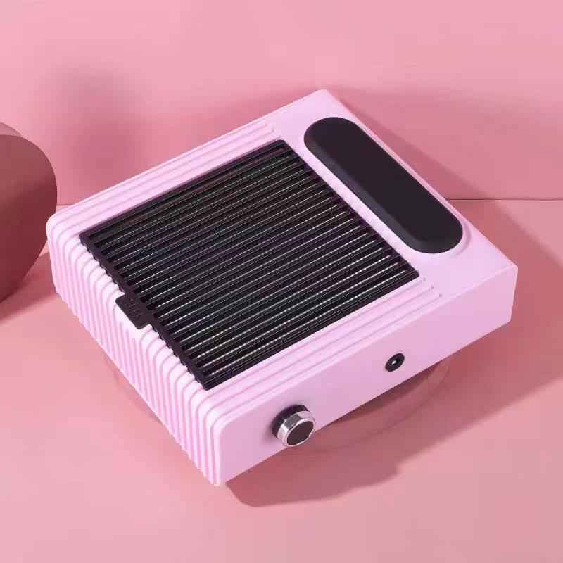 Витяжка манікюрна 858-1 з Неро фільтром потужністю 80 Вт.(Рожева), фото 1