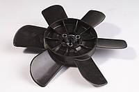 Вентилятор системы охлаждения ВАЗ 2101-07 (крыльчатка) 6 лопастей (черный) металл. втулка (пр-во г.Херсон)