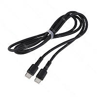 Кабель Hoco X83 60W type-C - type-C 1м чорний