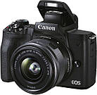 Canon Цифрова фотокамера EOS M50 Mk2 + 15-45 IS STM Kit Black, фото 2