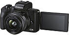 Canon Цифрова фотокамера EOS M50 Mk2 + 15-45 IS STM Kit Black, фото 3