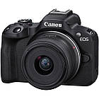 Цифр. фотокамера Canon EOS R50 + RF-S 18-45 IS STM Black, фото 5