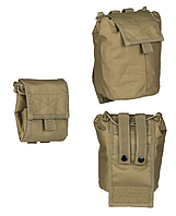 Складная сумка сброса магазинов Тактическая Mil-Tec Койот EMPTY SHELL POUCH COLLAPS.COYOTE (16156405) e11p10