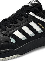 Чоловічі кросівки Adidas Originals Drop Step Black Адідас Дроп Степ чорні шкіряні демісезонні, фото 5