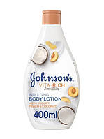 Лосьйон для тіла Johnson's Vita-Rich Релаксний з йогуртом, кокосом і екстрактом персика 400 мл