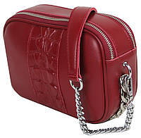 Женская кожаная сумка клатч Alex Rai 9006 Красная