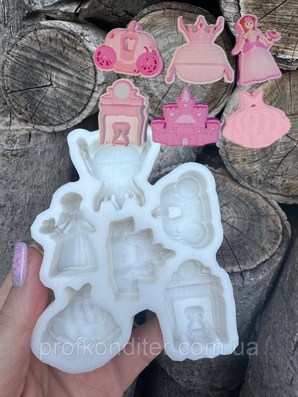 Ексклюзив! Силіконовий молд для шоколаду та ін "Цукерки - НАБІР ДЛЯ ПРИНЦЕСИ", фото 1