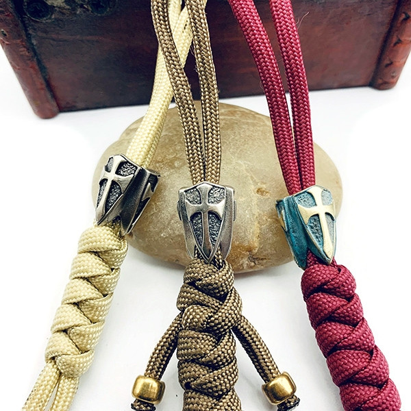 Бусина для бороди і для темляка Середньовічні щити, фото 1