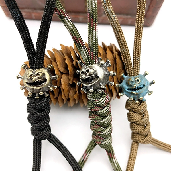 Бусина для бороди і для темляка Drunk COVID, фото 1