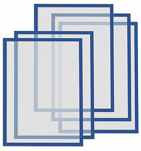 Magnetoplan Рамки магнітні A4 сині Magnetofix Frame Blue Set