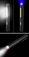 Neo Tools Ліхтар інспекційний акумуляторний 4в1, 800мАг, 450лм, 5+3Вт, лазер, УФ лампа 365нм, IP20