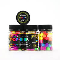 Бойли плаваючі Grandcarp Amino Pop-Up Multicolor 10 colors 10*8mm 70 шт (PUP257)