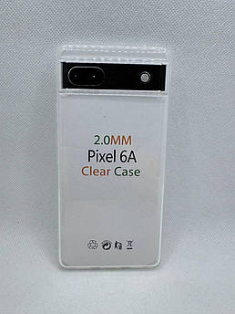 Прозорий силіконовий чохол 2 мм. для Google Pixel 6A