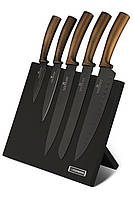 Набор ножей из нержавеющей стали Edenberg 6 предметов на магнитной подставке (EB-964)
