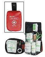 Аптечка тактическая Mil-Tec Укомплектованная Красная FIRST AID PACK MIDI RED (16025910) e11p10