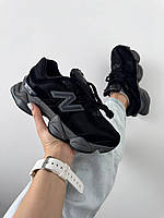 Мужские кроссовки New Balance 9060 FULL BLACK нью баланс