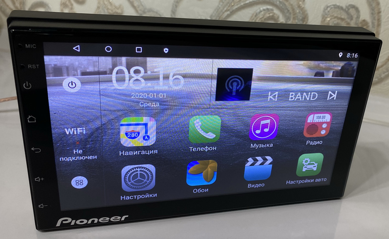 Автомагнитола Pioneer DMH G7HD GPS, 4/32GG, IPS, 4x60W + рамка в подарок, Корея - фото 9 - id-p2124985841