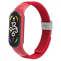 Ремешок для фитнес-браслета ArmorStandart Braided Solo Loop для Xiaomi Mi Band 7/6/5/4 Red (ARM69907)