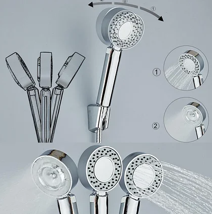 Двостороння душова лійка Multifunctional Faucet, 3 режими поливу ART-9006